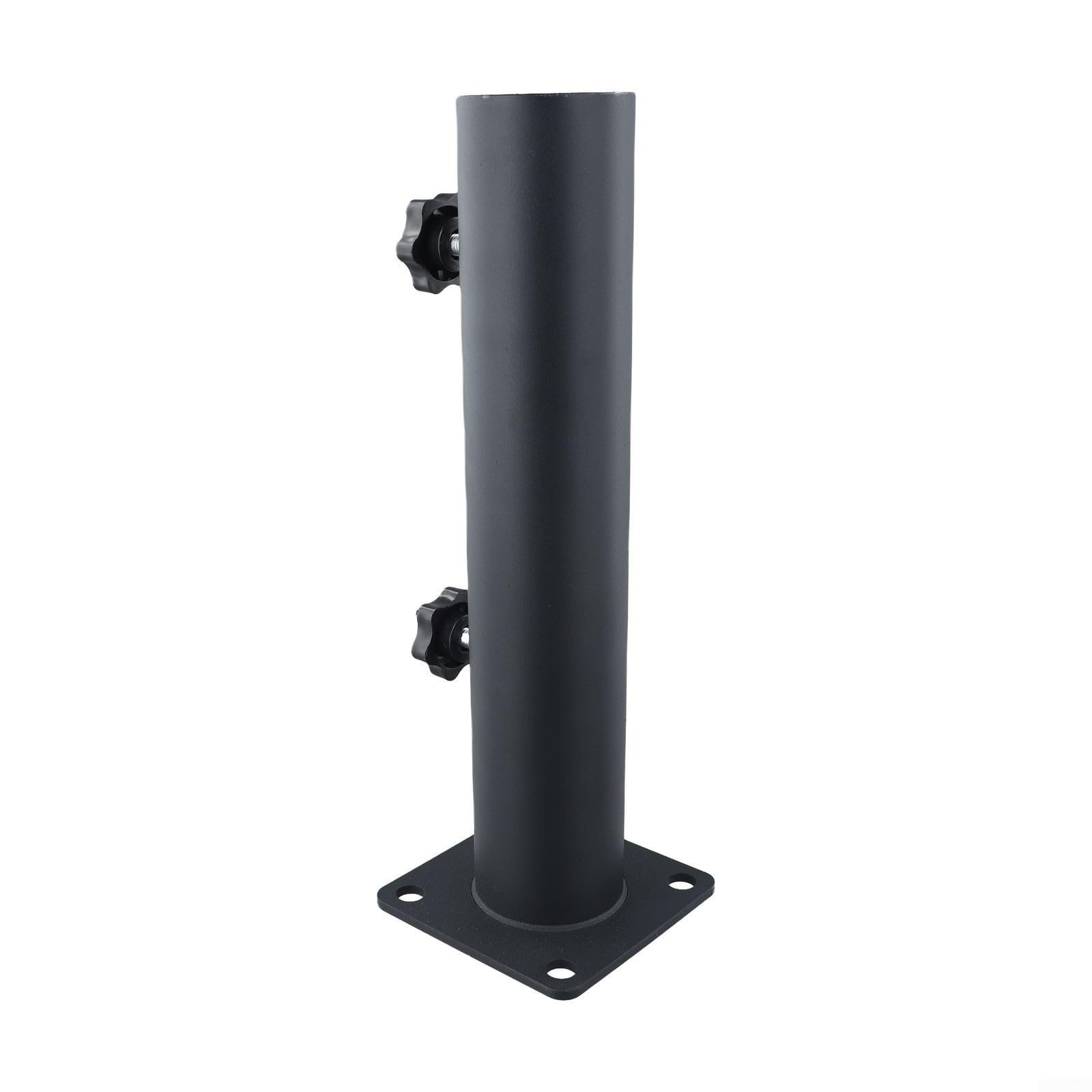Podstawa parasola tarasowego ze stali nierdzewnej z 3 rękawami z PCW (48/38/32 mm) – wsparcie zewnętrzne do ogrodu i tarasu zwiększa stabilność i bezpieczeństwo