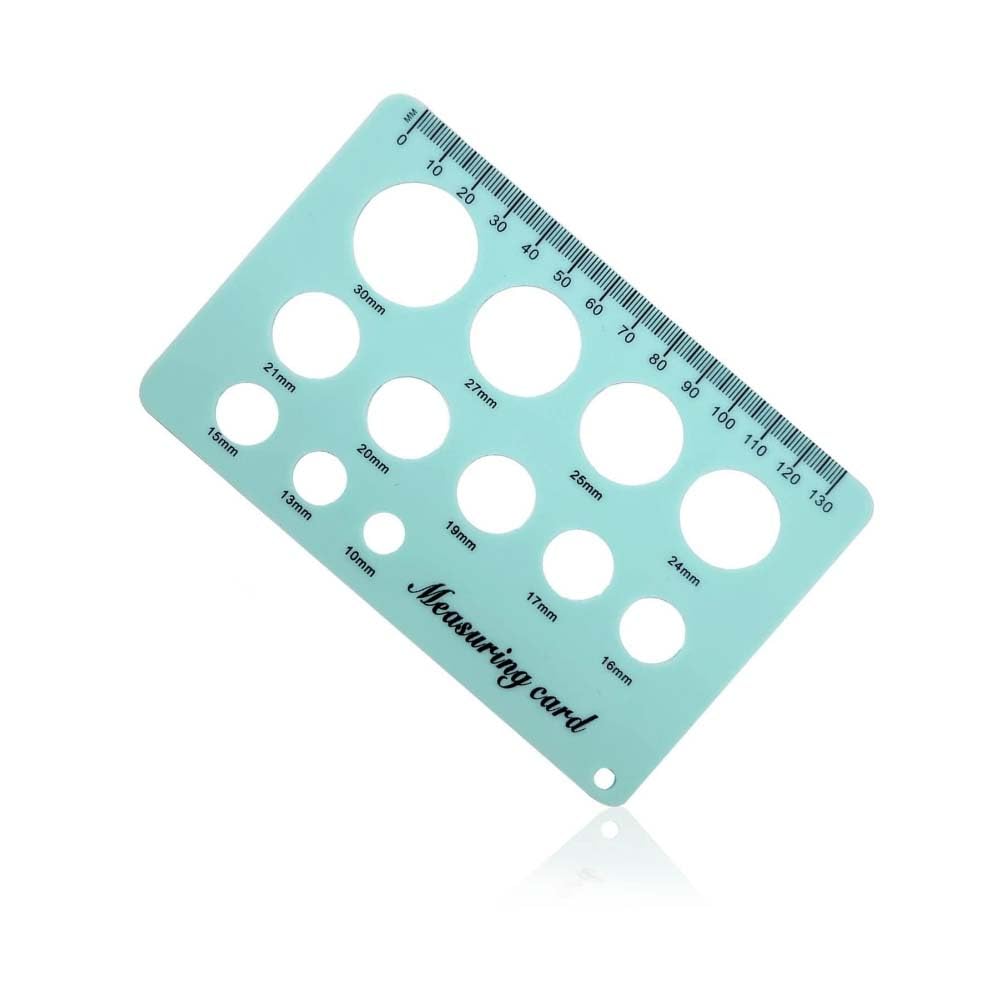 Erweicet 1Pcs Silicone Nipple Measuring Ruler, Nipple Measuring Tool Breast Pump Size for New Mothers