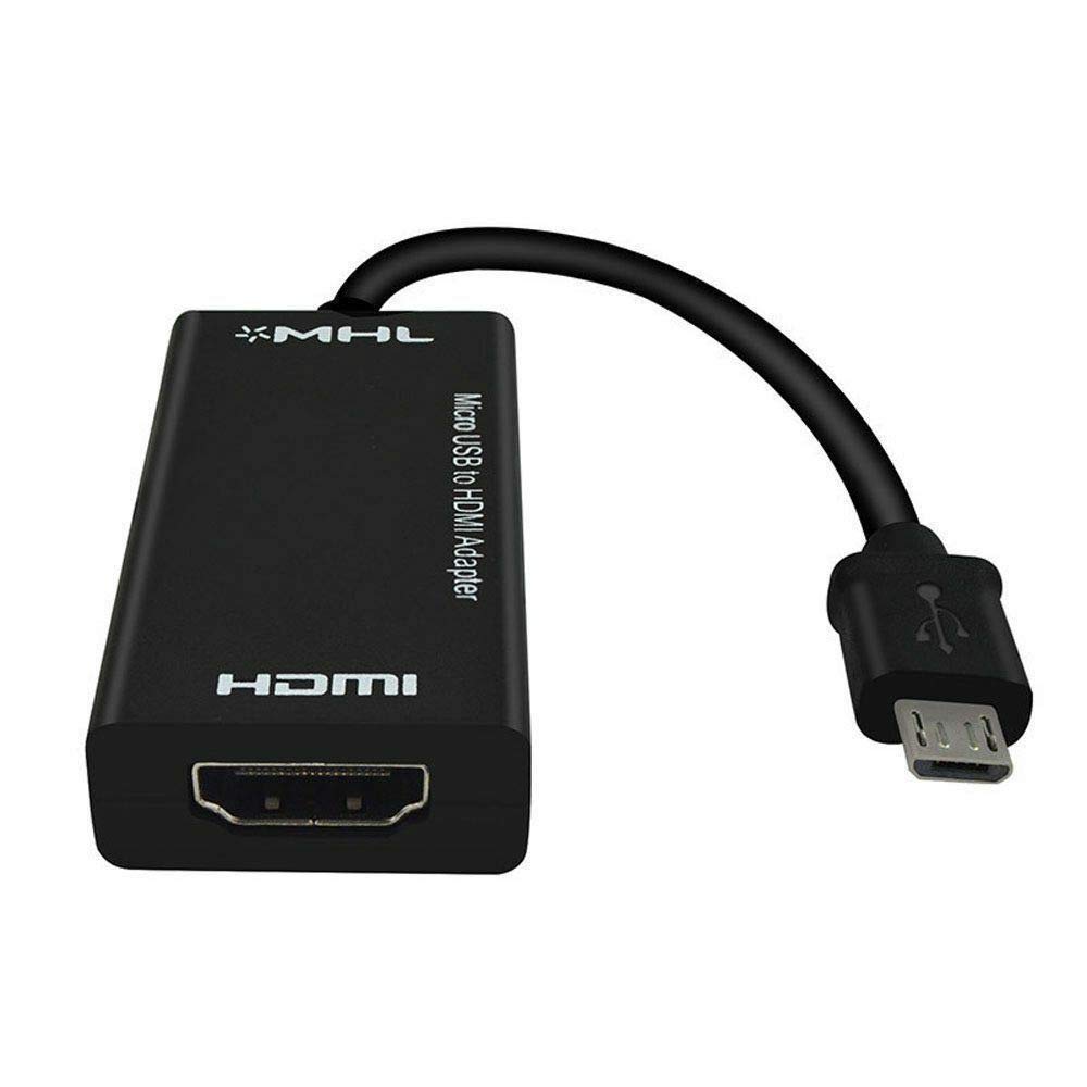3ft Micro HDMI To HDMI Cable - Connect Android Tablets, Cameras & More To Monitors Or TVs In 1080p