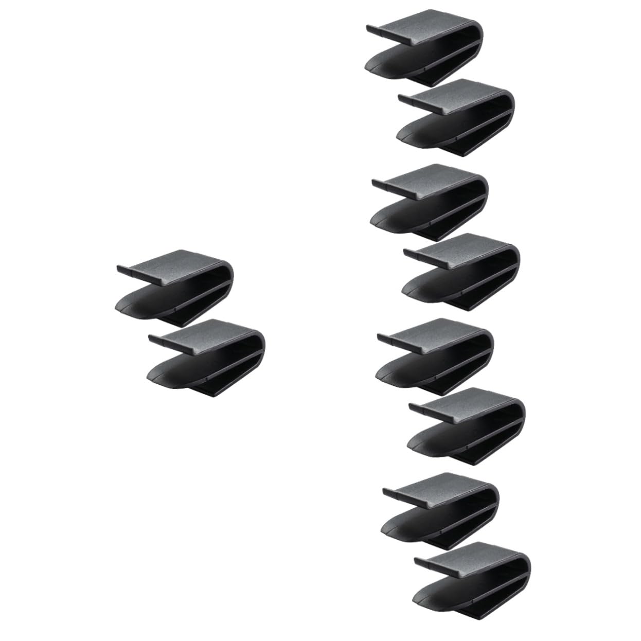 iplusmile 10pezzi Clip Per Bocchetta Aria Auto Supporto Decorativo Per Profumo Facile Installazione Design Semplice e Resistente Compatibile Con