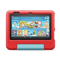 Das neue Fire 7 Kids-Tablet, 7-Zoll-Display, für Kinder von 3 bis 7 Jahren, 16 GB, rot