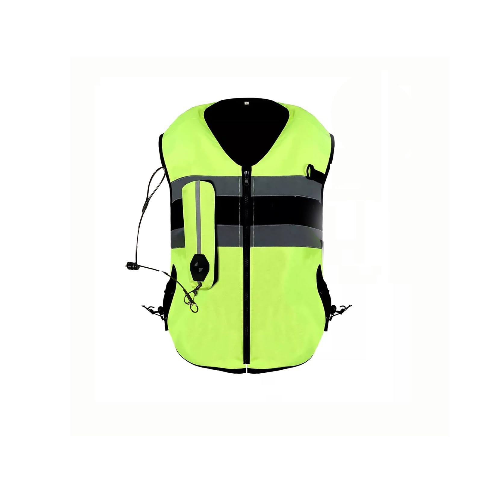 Chaleco Airbag Para Motocicleta Para Adultos. Talla Ajustable, Ligero, Con Cremallera Y Airbag Corporal.