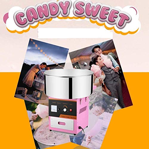 AJH Zuckerwatte-Hersteller Automatische kommerzielle Zuckerwatte-Maschine, 110V / 220V Edelstahl Elektro-Marshmallow… – Bild 3