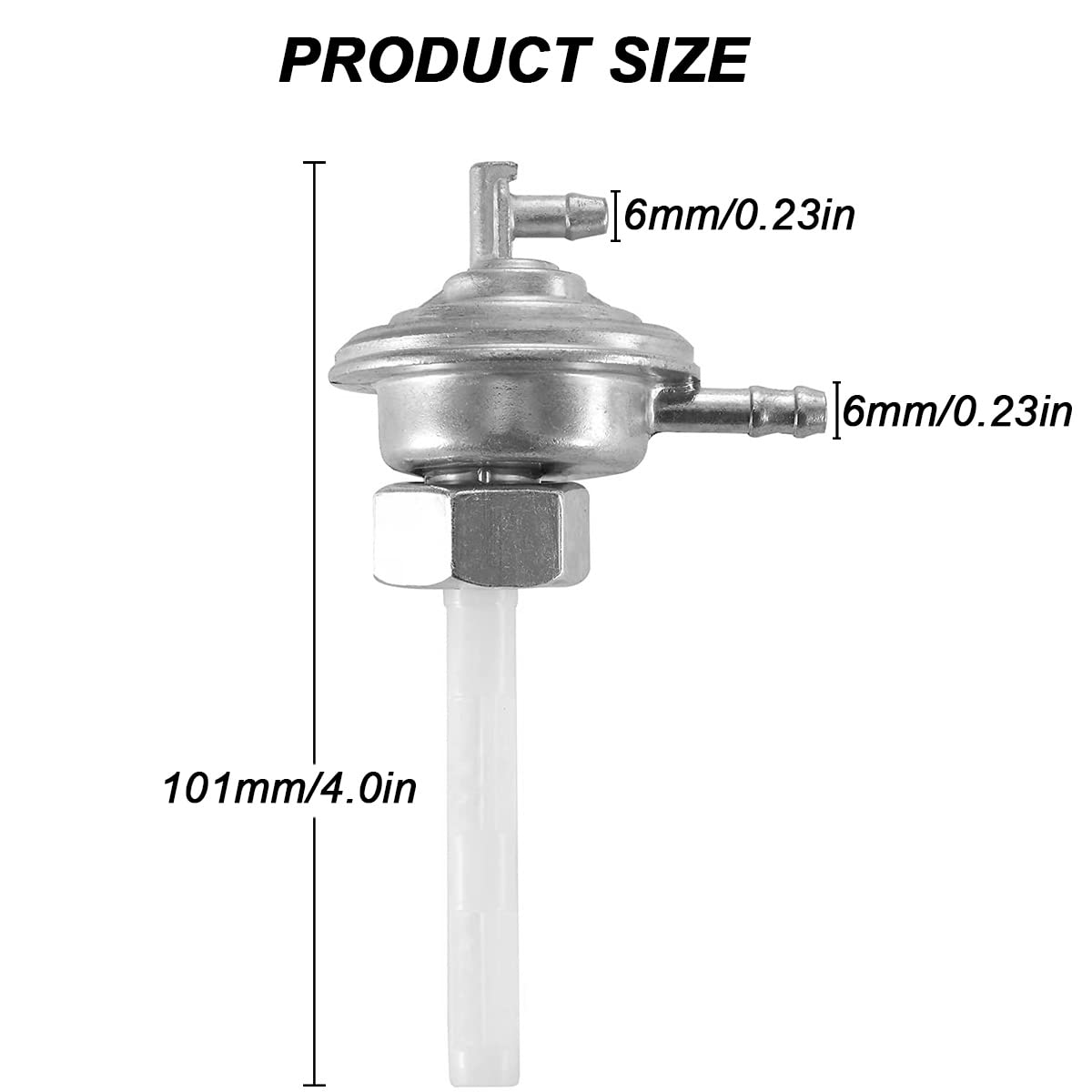 3-Wege Benzinhahn Für GY6 50cc-150cc - Unterdruck Kraftstoffhahn Für Roller & Mopeds