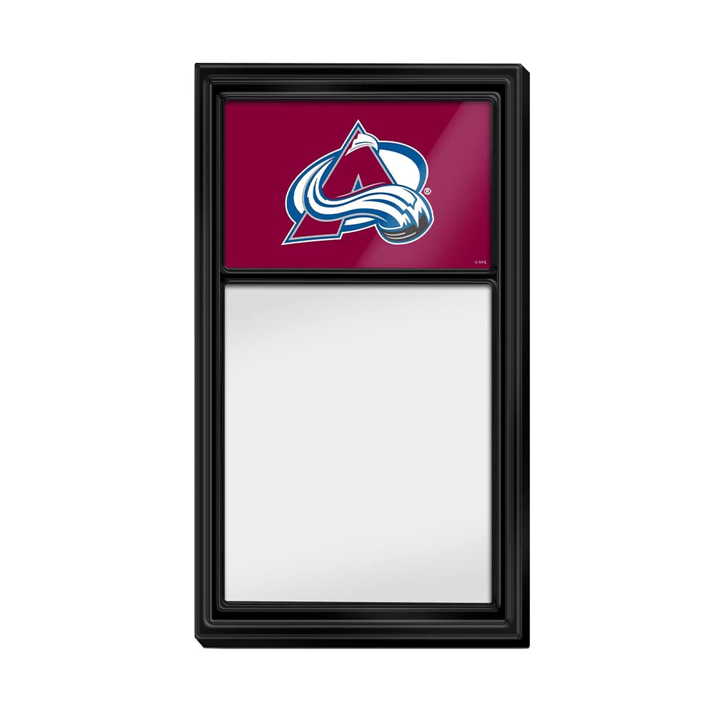 The Fan-Brand NHL Colorado Avalanche: Dry Erase Note Board - Sports Team Bar Sign Décor: Home, Dorm, Garage, Office, Fan Cave