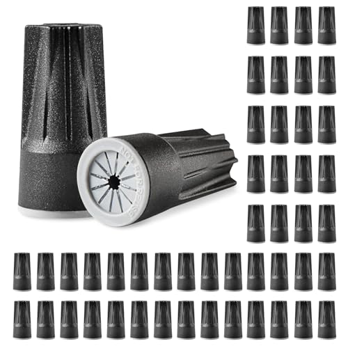 Outdoor Waterproof Wire Connectors 50 Pack, Outdoor Seal Electrical Twist