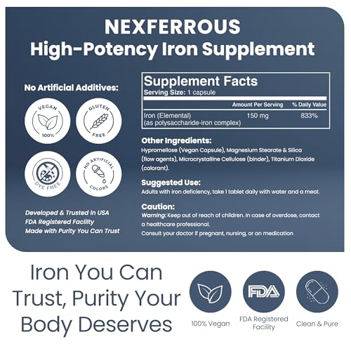 NexFerrous Polysaccharide Iron Complex Capsules