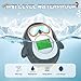 LEDFAAH Bath Thermometer for Baby, Safety Pregnancy Bathtub Thermometer with Battery Power Display Feature, Floating Water Temperature Gauge, Auto On/Off Baby Shower Thermometer