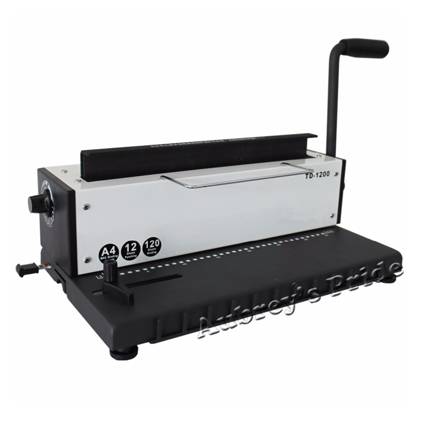 Macchina Rilegatrice, Manul All Steel Metal Spiral Coil Wire Punch Rilegatrice Perforatrice