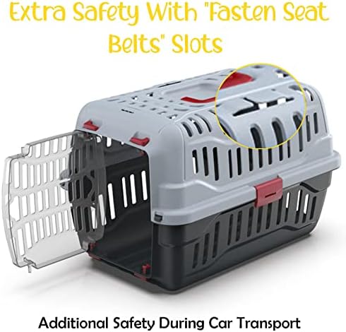 Pet Transport Carrier Kitten Cat Dog Puppy Animal Transport Car Travel Box Cage CatCentre® DogCentre.direct®