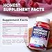 Magnesium Glycinate Gummies 400mg, High Absorption Magnesium Supplement for Adults and Kids, Supports Evening Routine & Inner Balance, Sugar Free, Vegan, 60 Days Supply - Raspberry
