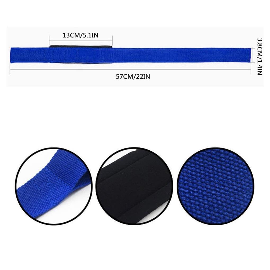 2 pezzi cinghie di sollevamento pesi accessori adulti grip bande di supporto universale fitness cinghia da mano accessorio protettivo nero