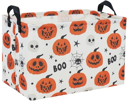 Image of Rectangle Baskets Halloween Basket Spider Storage Bin for Room Decor Gift Basket(Spider Halloween)