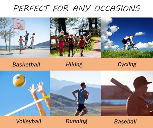 Image of Basketball Socks Compression Cushion Thick Cycling Socks Athletic Crew Socks for Men Women Boys