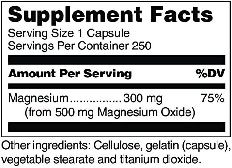 Miniatura 2 de Douglas Laboratories - Óxido de magnesio - Apoya la función normal del corazón y la formación ósea* - 250 Cápsulas