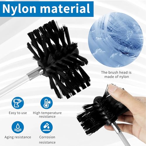 Kit de ramonage ajustable pour nettoyer un conduit bouché sans effort - 4