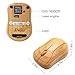 SNGU SG-MG95-N Wireless Optical Bamboo Mouse with USB Receiver for Notebook, PC, Laptop, Computer, MacBook
