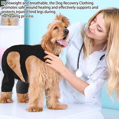Hunde-Body für Hinterbeine, Hundebody Nach op Body, Welpe nach Op Hundebody, Hundebody Nach Op Mit Bein, Anti-Wundlecken Op Body Hunde, Hundebody Nach Op, für Haarausfall, Anti-Lecken, Wundschutz