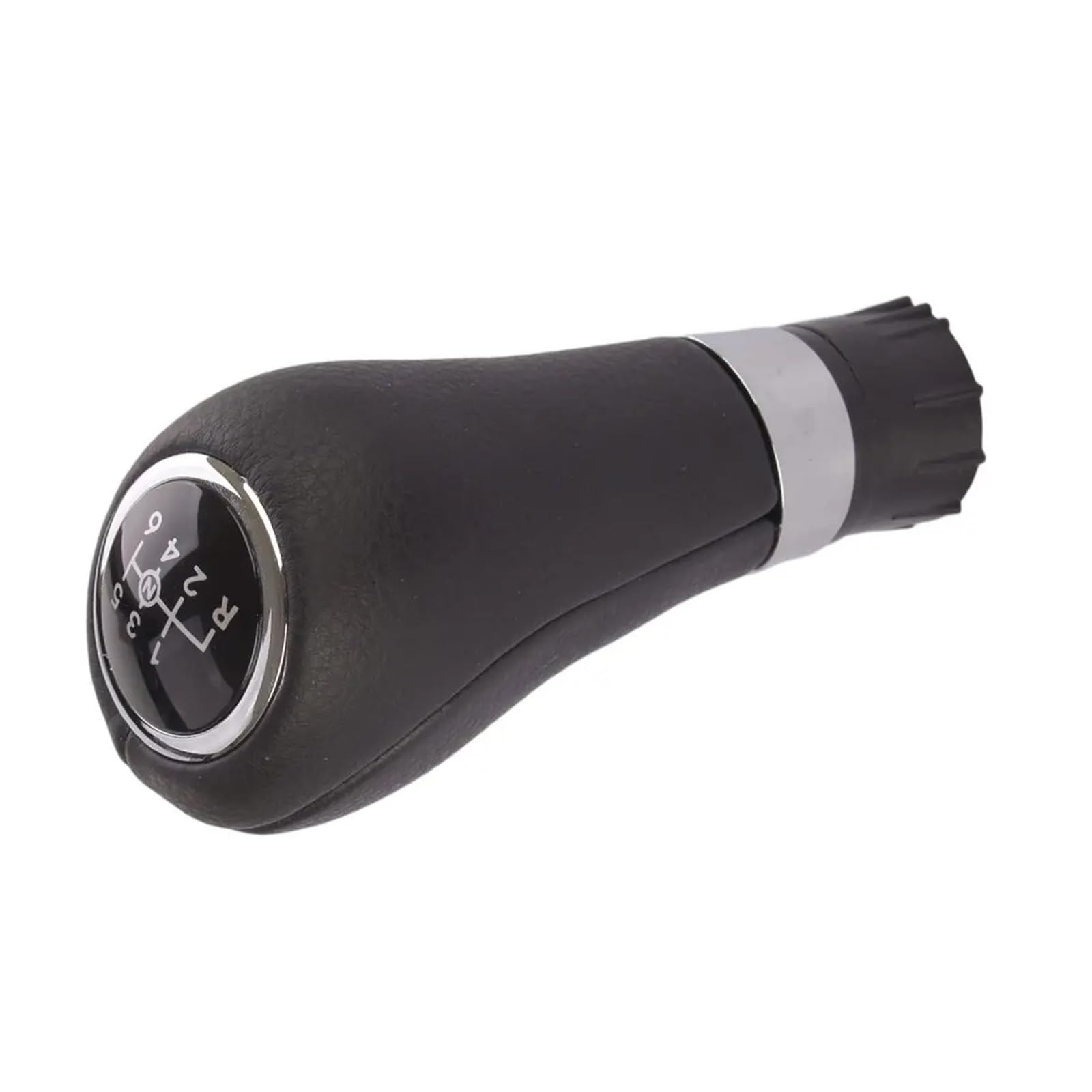 KUNYOS Leather Gear Knob for Benz W169 W245 W211 W203 C209 A209 CL203 6 Speed Gear Shift Knob Manual Shifter Lever PU Leather