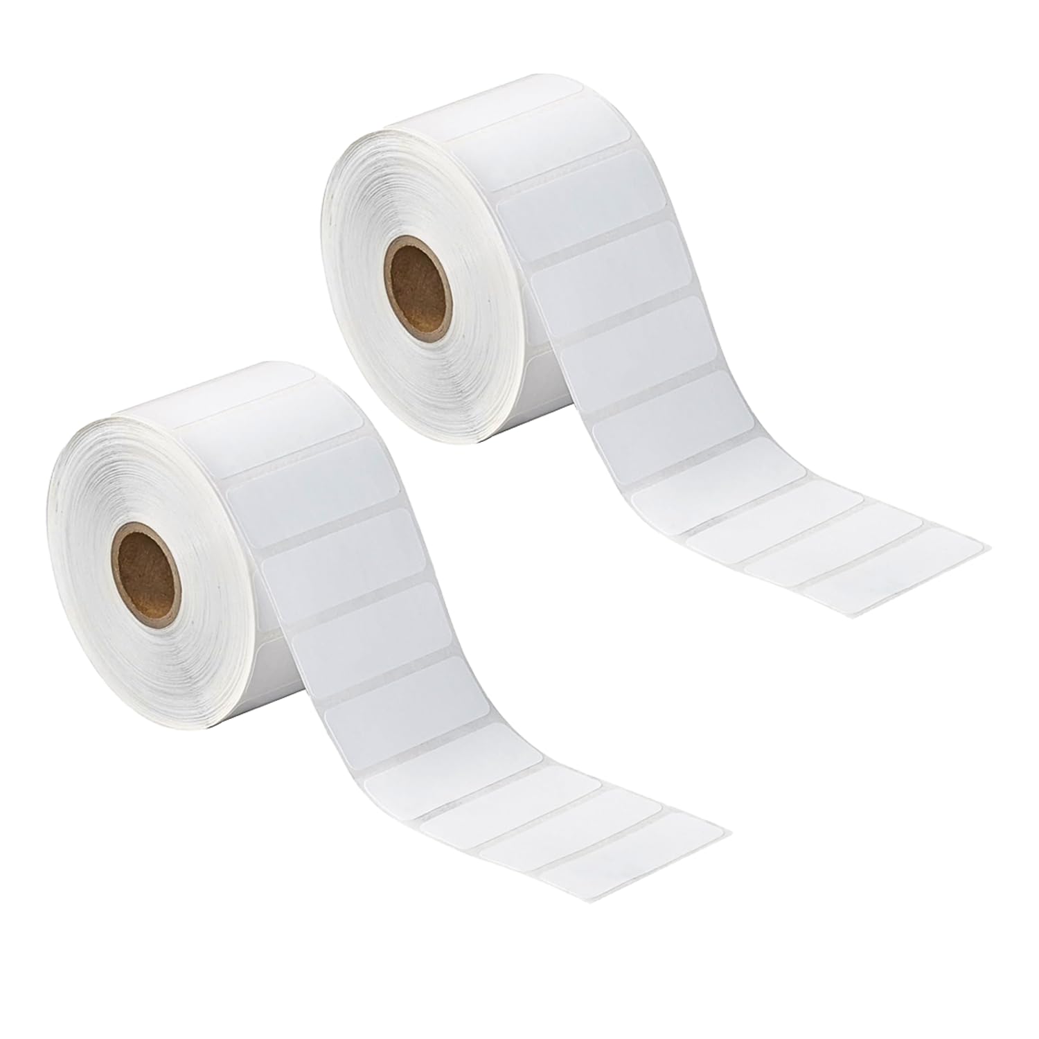 38x15 mm Direct Thermal Barcode Labels 1UP 2000 Per Roll 1.5x0.59 Inch for Barcode Label Printers Print MRP Labels, Product Etc