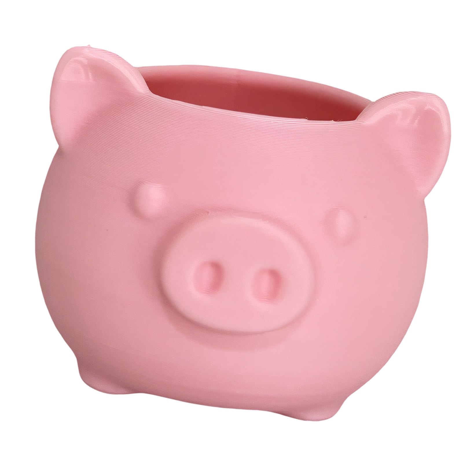 Kaeltsyn Lovely Handcrafted Pigs Planter with Excellent Drainage Suitable for Succulents Lover and Gift Giving Cartoon Pigs Shape Head Small Pots