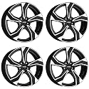 4x Dezent Felgen KB dark 7.5Jx18 ET49 5x114.3 kompatibel mit KIA Carens Ceed E-Soul Niro Optima Pro Ceed Proceed Sorento Soul Sportage Venga