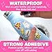 Cute Stickers for Kids - Kawaii Water Bottle Stickers for Teens - 108pc Sticker Pack - Waterproof Vinyl Stickers for Water Bottles, Scrapbook - Easter Egg Fillers for Kids & Easter Basket Stuffers