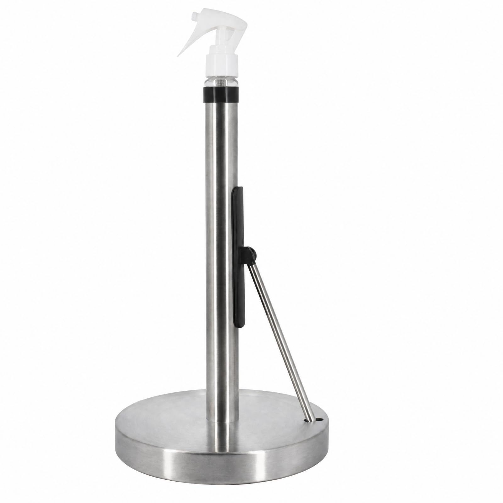Porte-Essuie- Comptoir En Acier Inoxydable Support En Acier Inoxydable Base Pratique pr Cuisine