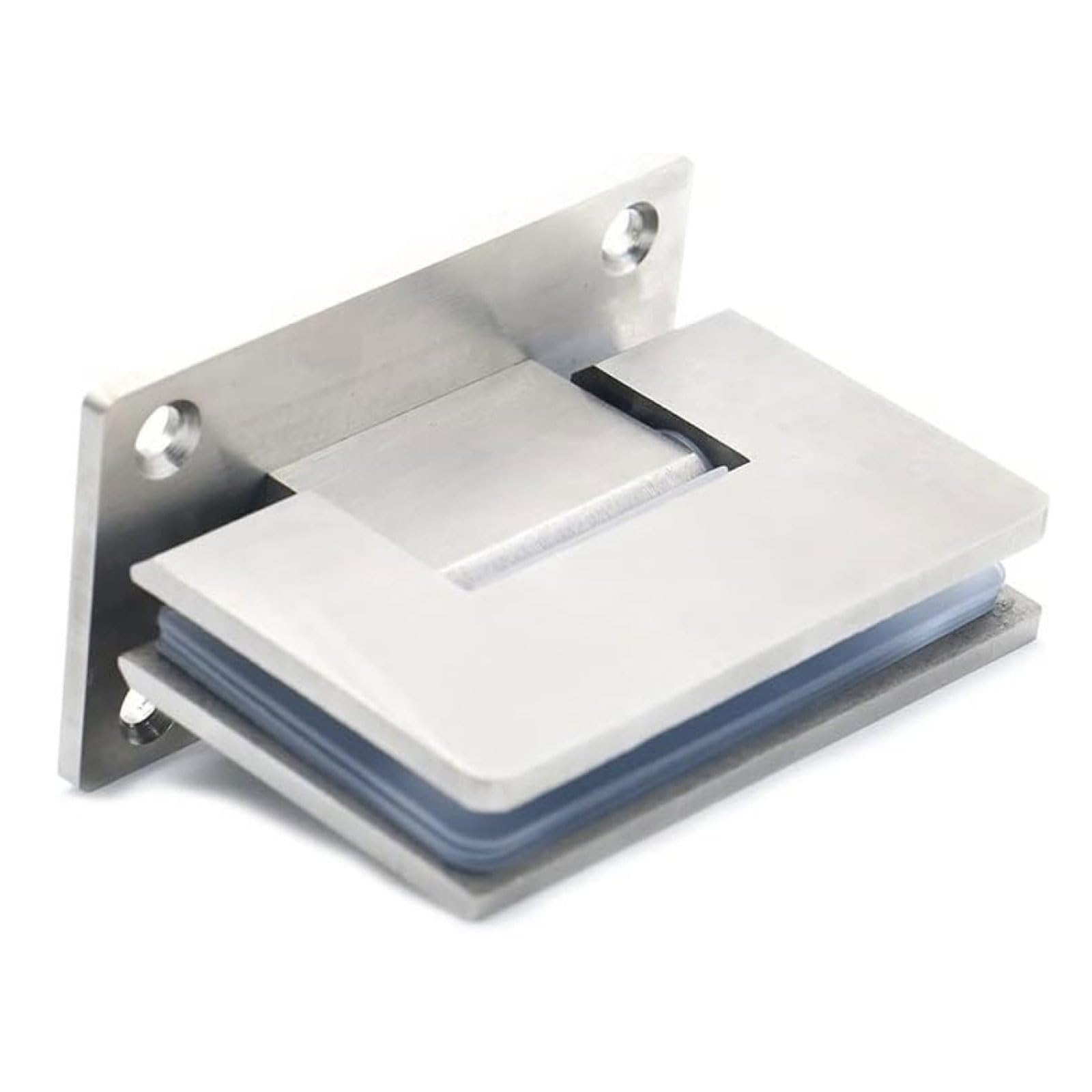 bisagra para puerta de cristal abrazadera 1 Uds. Bisagras for puerta de ducha de 90 grados, bisagras de acero inoxidable 304, bisagra for puerta de ducha de montaje en pared for el hogar, cuñas de bis