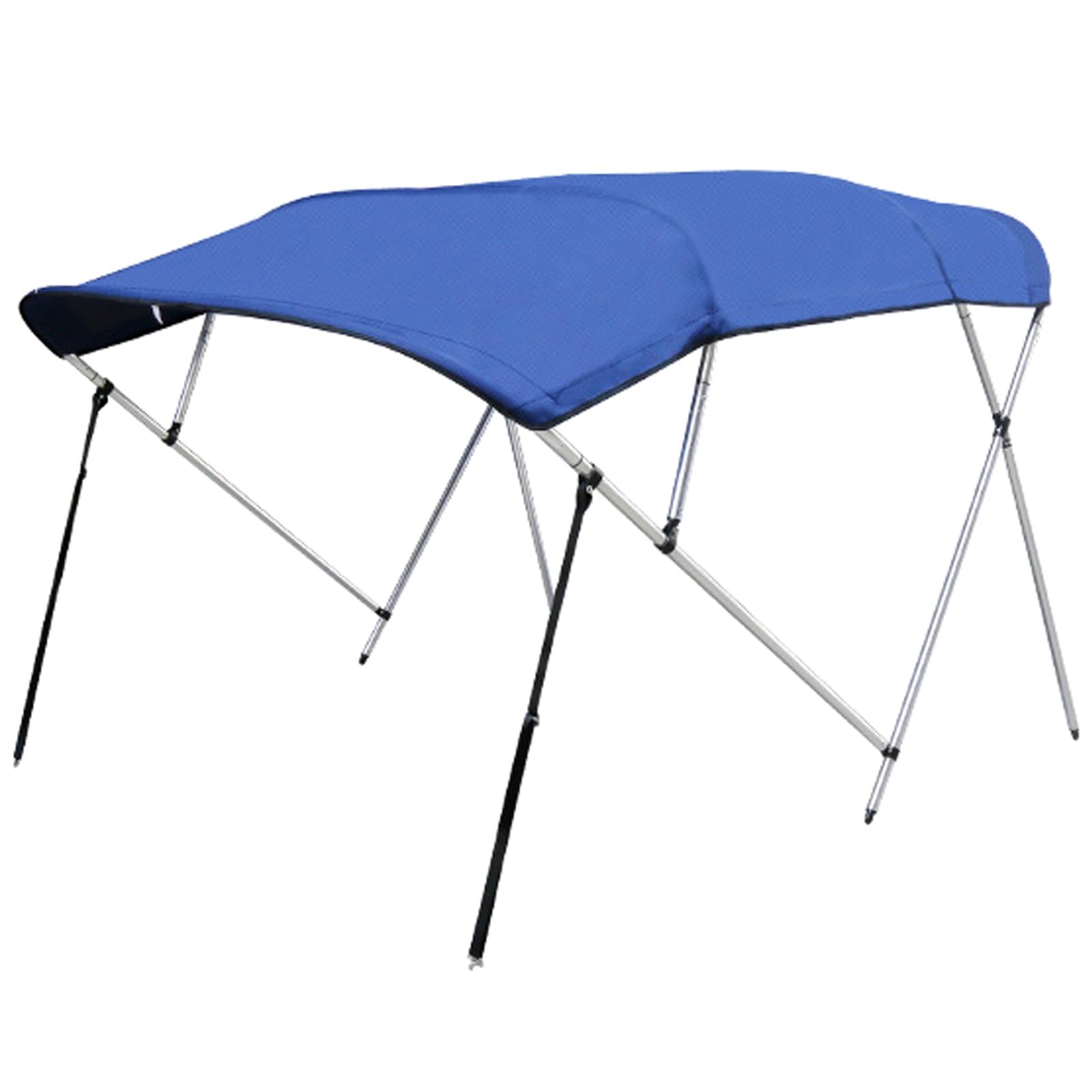 Tendalino Barca Impermeabile e Resistente ai Raggi Tendalino Barca 4 Archi | Telaio in Acciaio Inox 316, Tessuto Oxford 600D, Grado di Impermeabilità 800-1200mm, 220×180×125cm