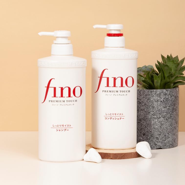 Premium Touch Moist Shampoo 550 ml & Conditioner 550 ml hair care set Strengthen, nourish and restore dry hair, dry scalp and damaged hair