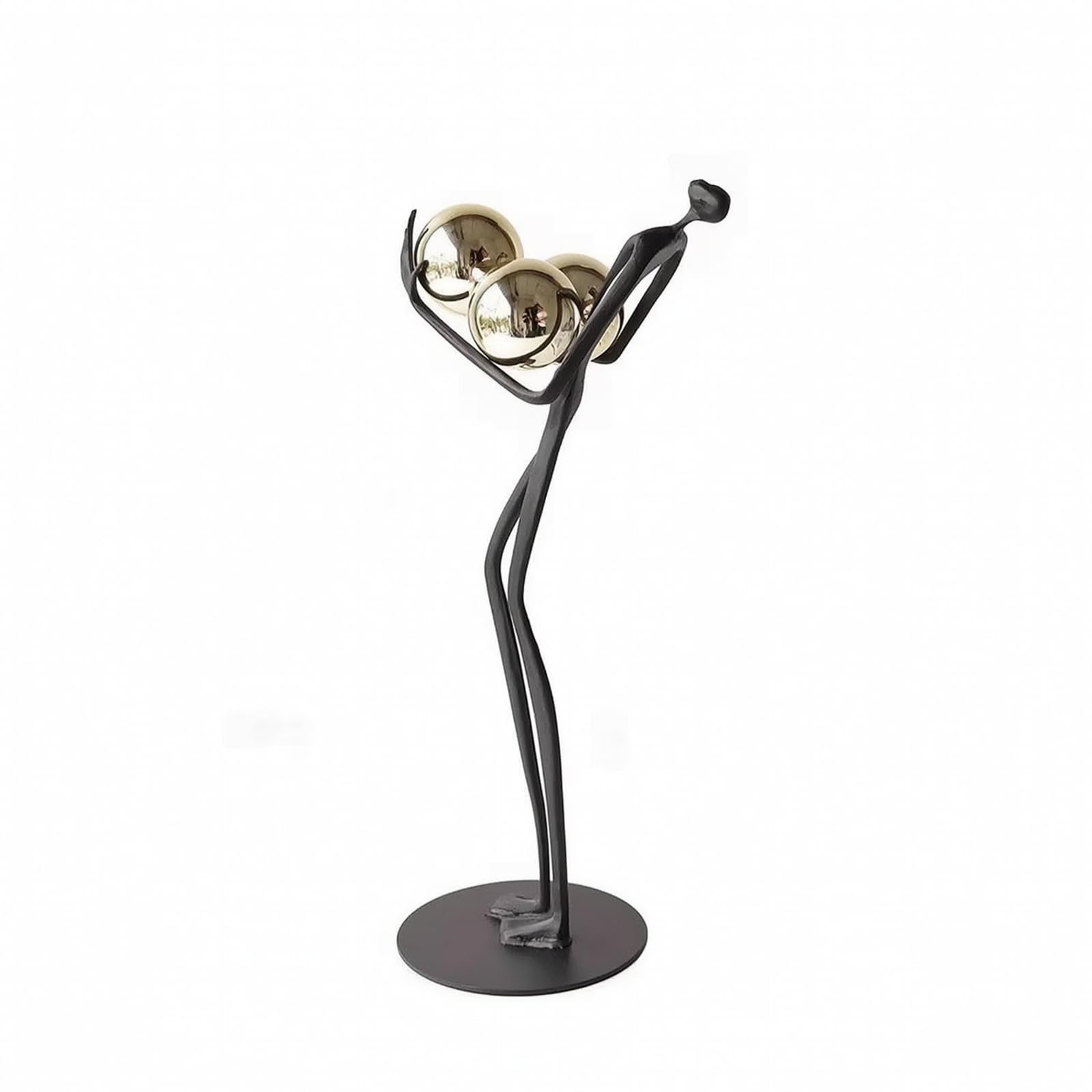 Sculpture Figure Humaine Contemporain | Abstrait, Sculpture Abstraite Sphères ES, Morne, Ornement, pr Salon, Bureau, Hôtel