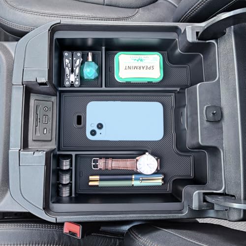 Image of Center Console Tray Compatible with 2019-2023 Chevy Silverado /GMC Sierra