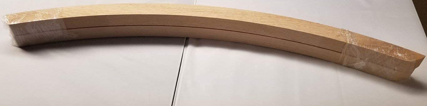 PAIR BENT OAK ROCKER RUNNERS - 1-1/2