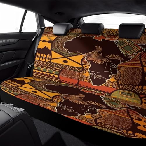 Funda de asiento trasero universal y protector antideslizante para coche 6