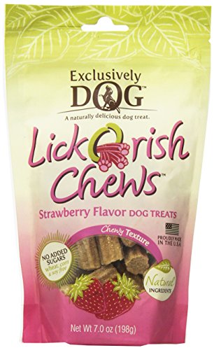Exclusively Pet Lick O Rish Chews Strawberry Flavor Pet Treat