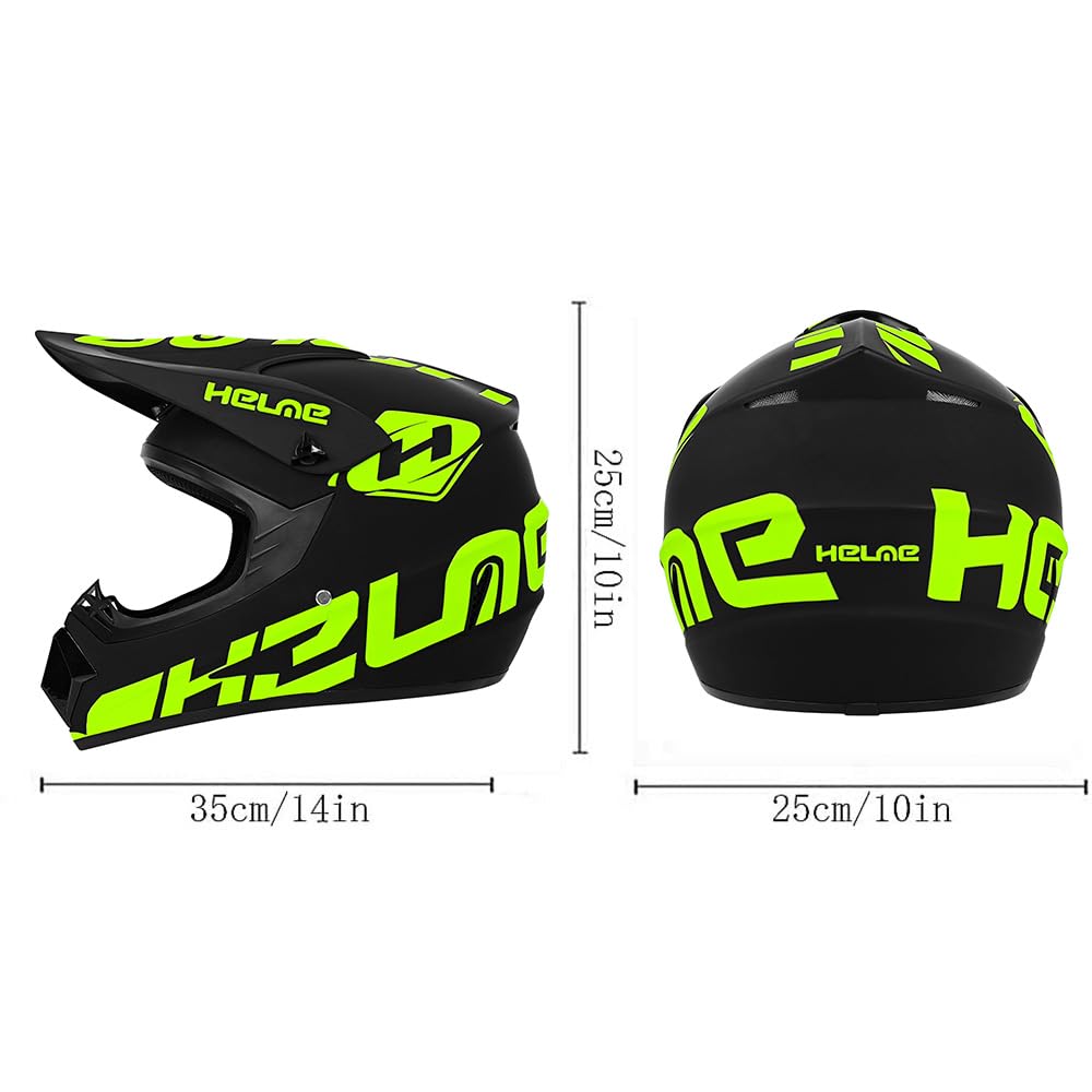 Casco da moto off-road adolescente, casco da bicicletta per ragazzi e ragazze, casco da moto personalizzato, standard CE