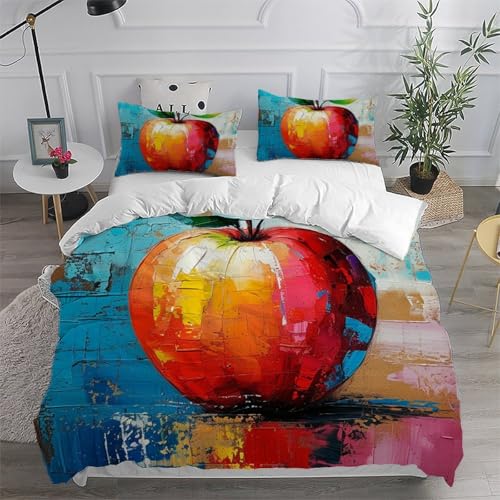 Ensemble 3 pièces parure de lit enfant 3D housse de couette double 200x200 douce fermeture éclair - 6