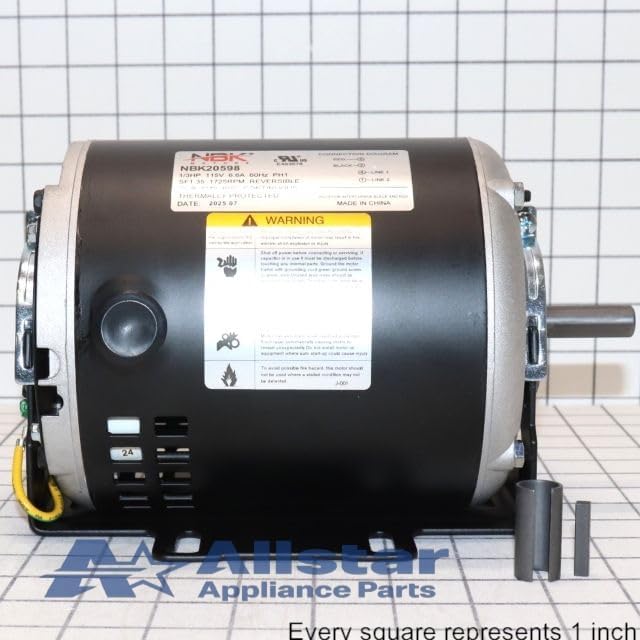 NBK-20598 FAN MOTOR (SELF COOLED) 115V, 1/3HP, 1725 RPM