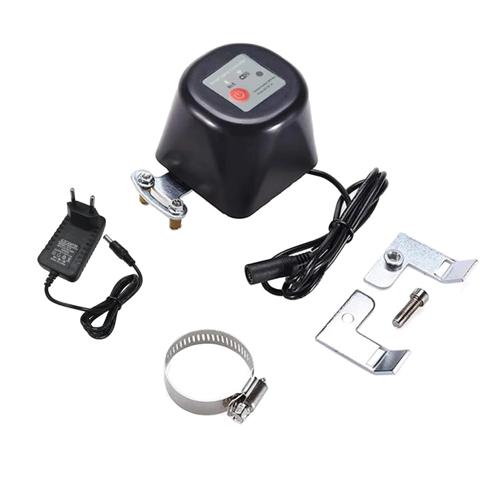 Tuya WiFi Controlador de Válvula Manipuladora Inteligente para Agua Gas Apagado Automático Compatible con Home Enchufe de la UE