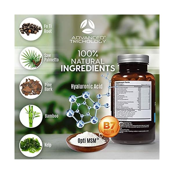 FoliGROWTH-Ultimate-Hair-Nutraceutical--Get-Thicker-Hair-Reverse-Diffuse-Thinning-Guaranteed-Gluten-Free-Vegetarian-3rd-Party-Tested-High-Potency-Biotin-Hair-Loss-Supplement-Hair-and-Nails FoliGROWTH™ Hair Growth Supplement for Thicker Fuller Hair | Approved* by the American Hair Loss Association | Revitalize Thinning Hair, Backed by 20 Years of Experience in Hair Loss Treatment Clinics