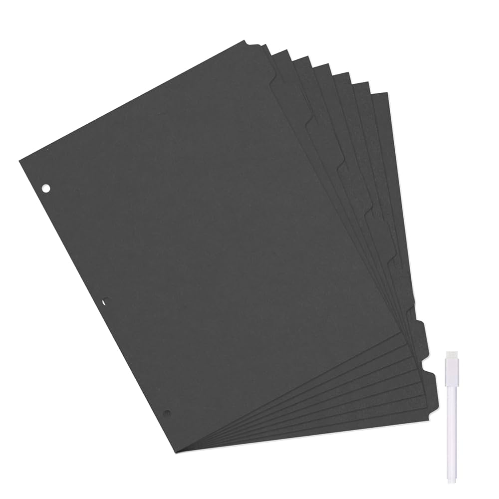 新品未開封 WHAT WE WANT WWW_EXTENSIONTABLE Amazon.com : zmybcpack 3 Ring Binder Dividers with 8-Tabs