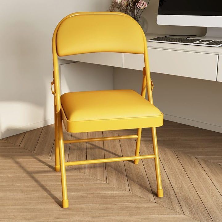 Miniatura 1 de Sillas plegables con asientos acolchados, asiento comercial apilable portátil, taburete plegable con cojín grueso, silla plegable acolchada para