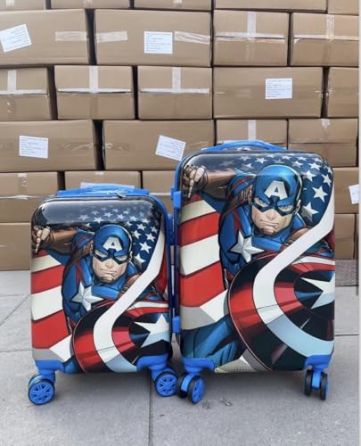 Image of ADSON PC Kids Trolley 360 Rotating Luggage 360 Wheels Non-Breakable Exclusive Edition 20 Inch Kids Hardsided Suitcase with 4 Wheels, 360 Wheel Travel Trolley Bag
