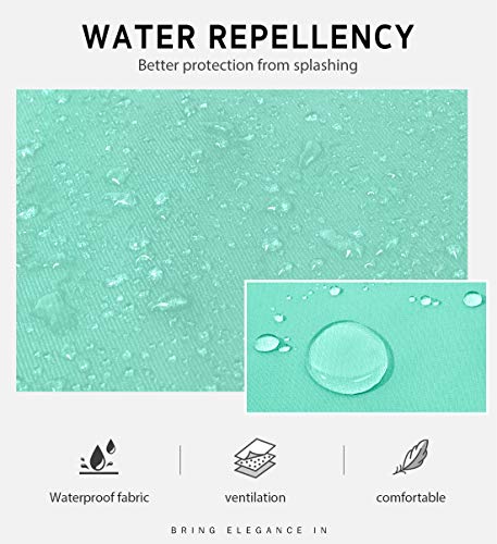 image for Syntus 2 Pack Adjustable Bib Apron Waterdrop Resistant with 2 Pockets 