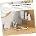 PRETYZOOM 3pcs Wall Mount Organizer Cosmetic Storage Shelf Easy to Install Floating Shelves for Bathroom Kitchen and Bedroom Use Plastic Design No Tools Required
