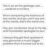 Quotes, John mulaney Decal Sticker - Sticker Graphic - Auto, Wall, Laptop, Cell, Truck Sticker for Windows, Cars, Trucks