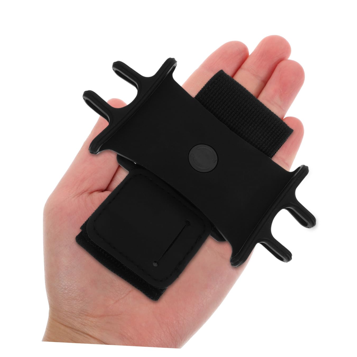 SHINEOFI 16 Pezzi Braccialetto Del Cellulare Tasti Sottile Supporto Per Il Braccio Del Telefono Cellulare Banda Di Braccio Del Telefono Cellulare Polso Del Telefono Bande Nero Nylon