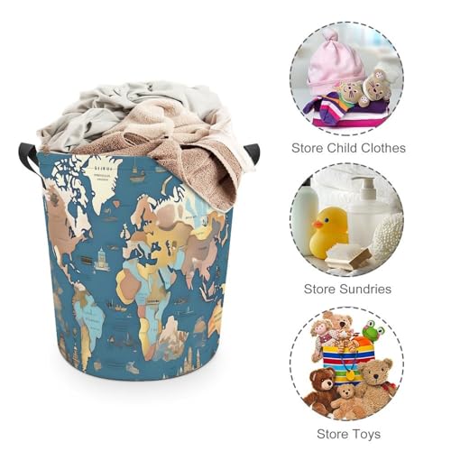 Panier à linge pliable transportable imperméable grand format - 4