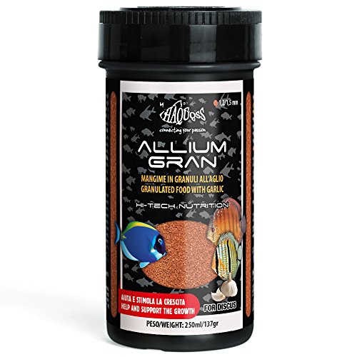 Haquoss Allium Gran Granulated Food with Garlic for Discus 250ml/137gr